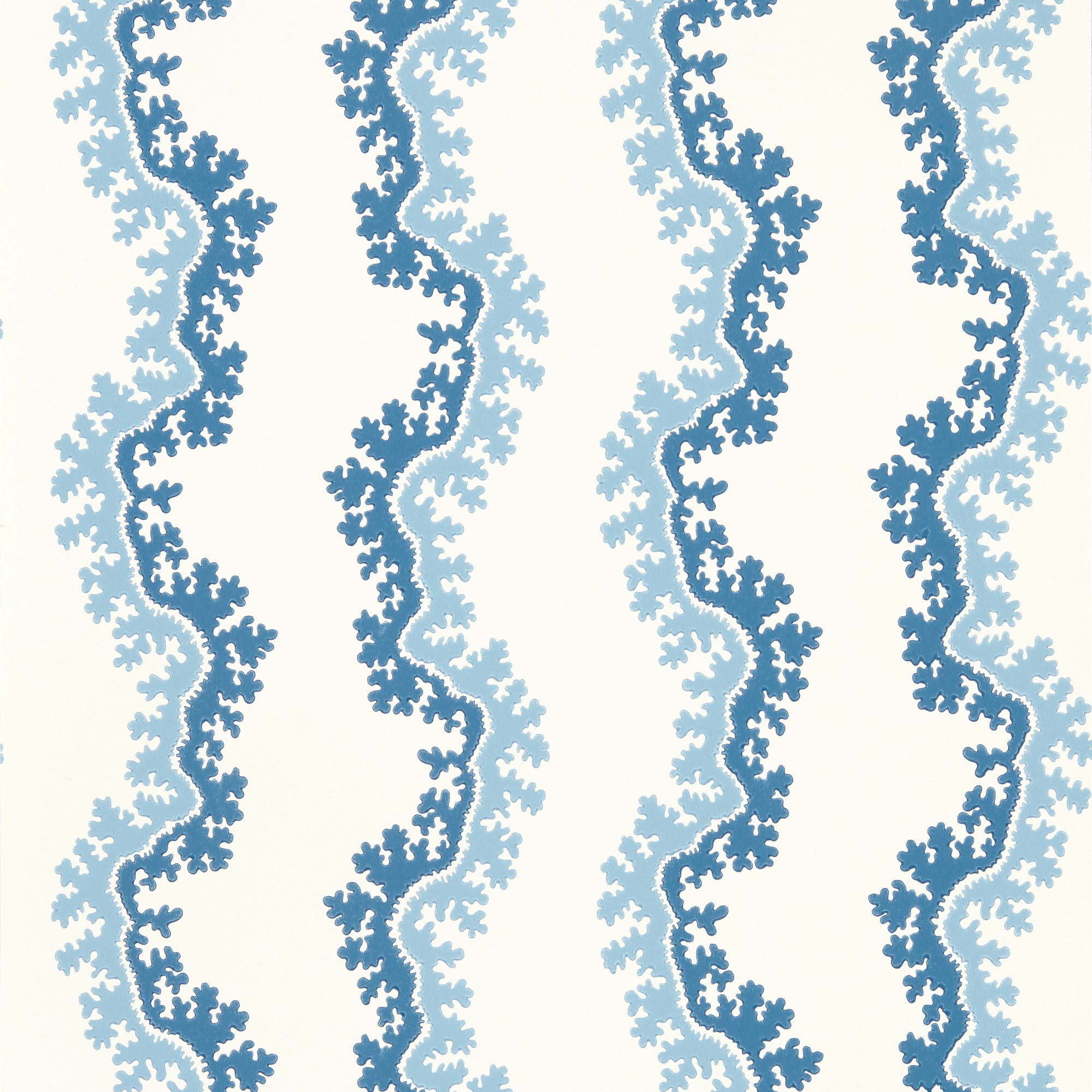 Oxbow Wallpaper 217250 By Sanderson In Indigo Blue